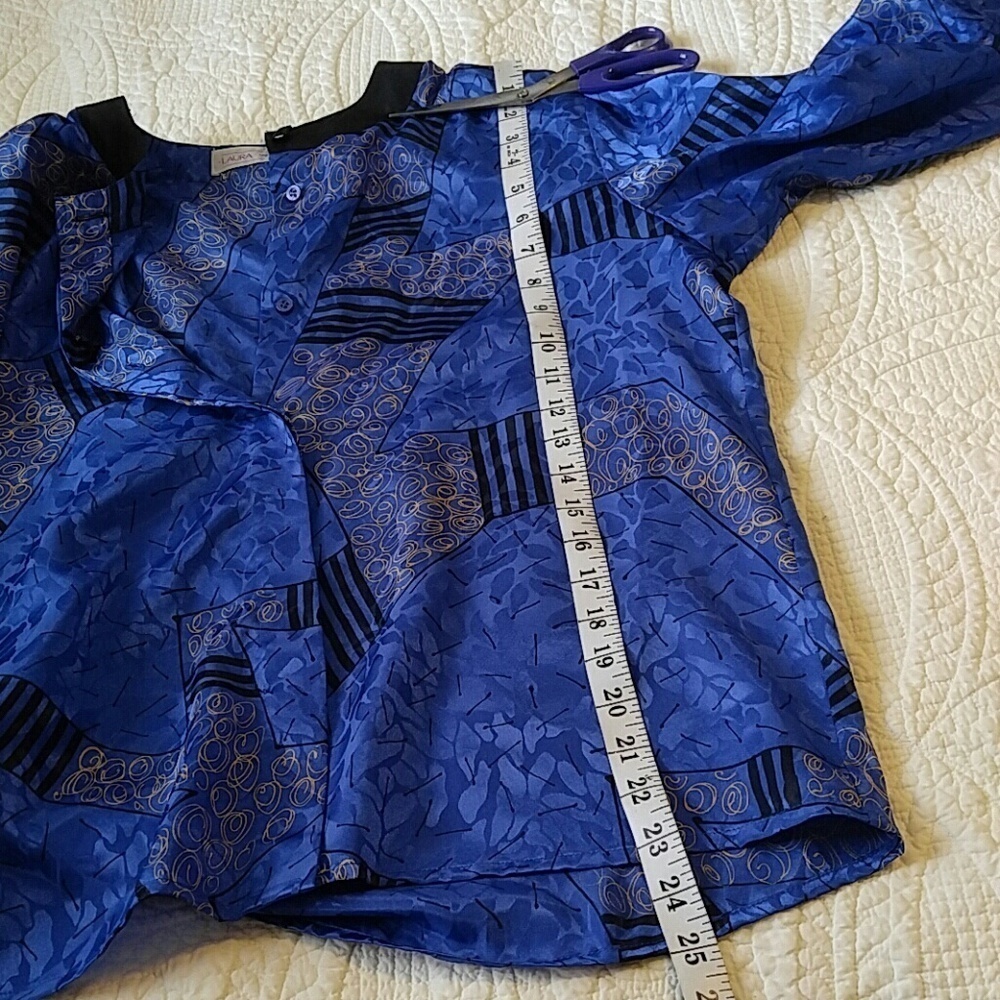 - Laura and Jayne polyester vintage blouse 1… - Picture 5 of 6